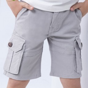 GREY BEBIC BABY BOY SHORT