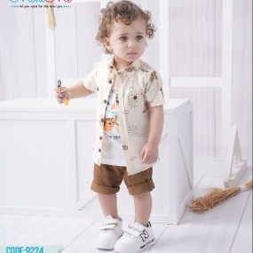 Mini me Animals Baby Boy 3PCs set