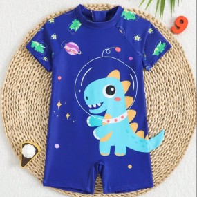 Cute Space Dinasour Romper Swimsuit